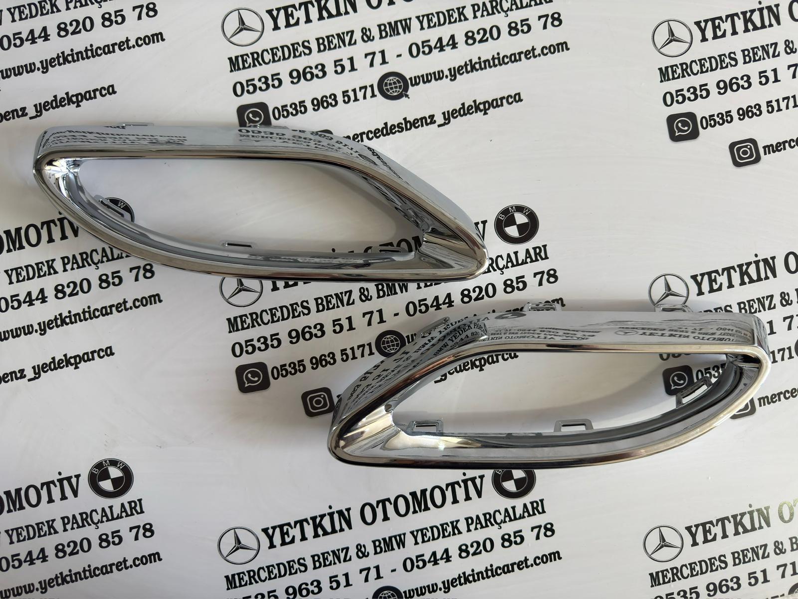 W205-W213-W177-W246-W247 Egzoz Ucu Çerçeveleri